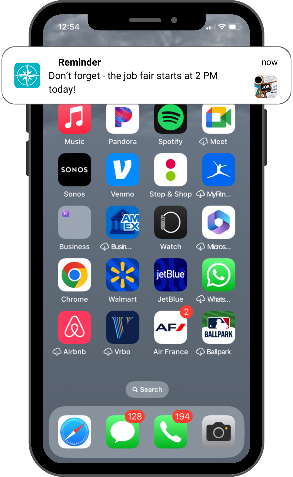 Patter Compass App SS 8 Push